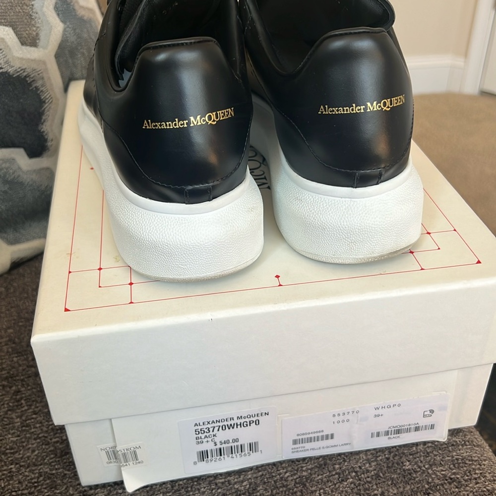 Alexander McQueen sneakers black size 39.5